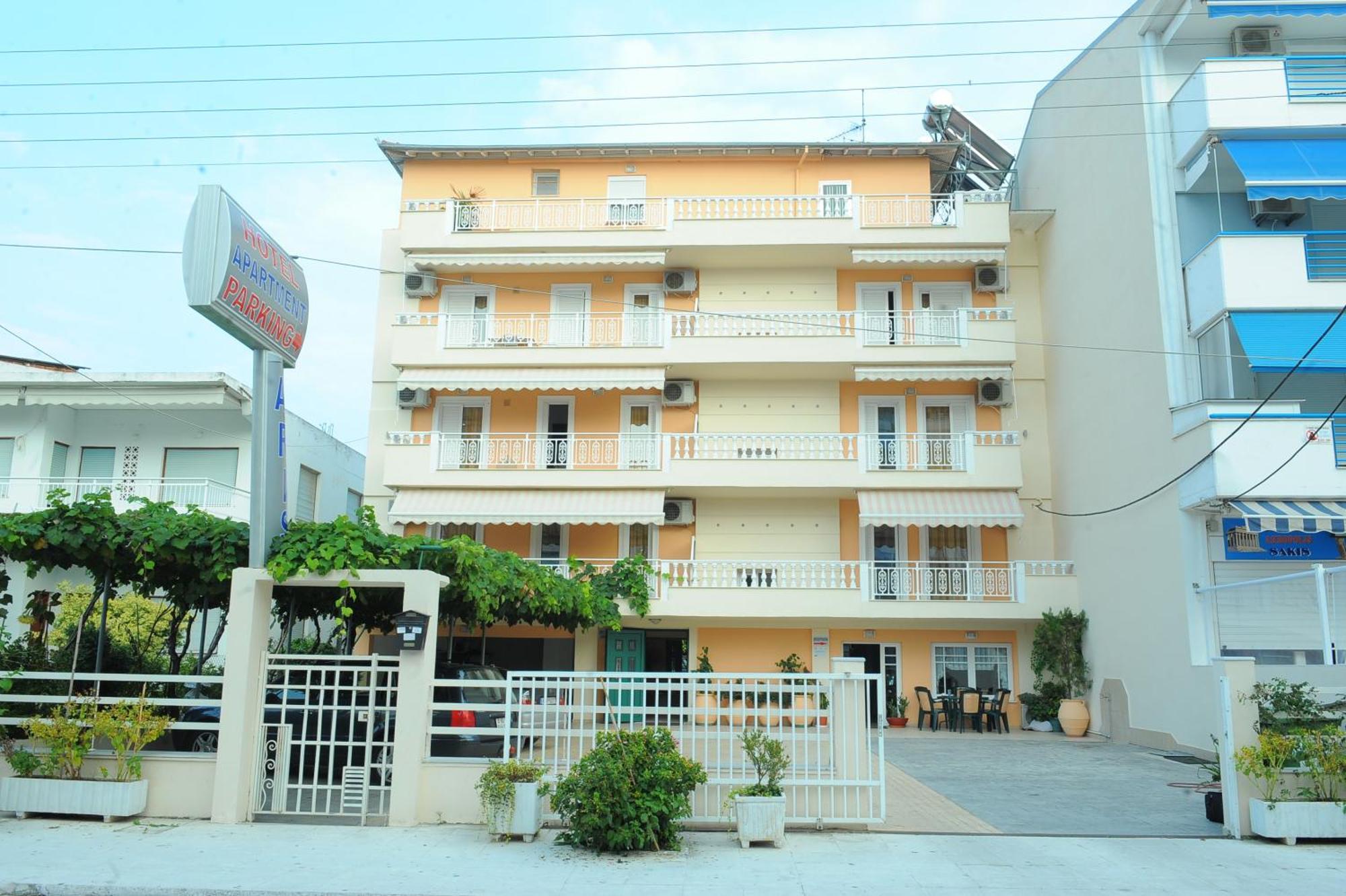 Aris Aparthotel Paralía Kültér fotó
